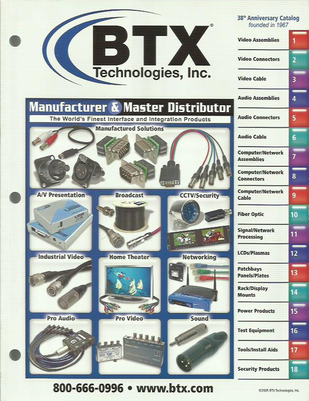 BTX Technologies Catalog